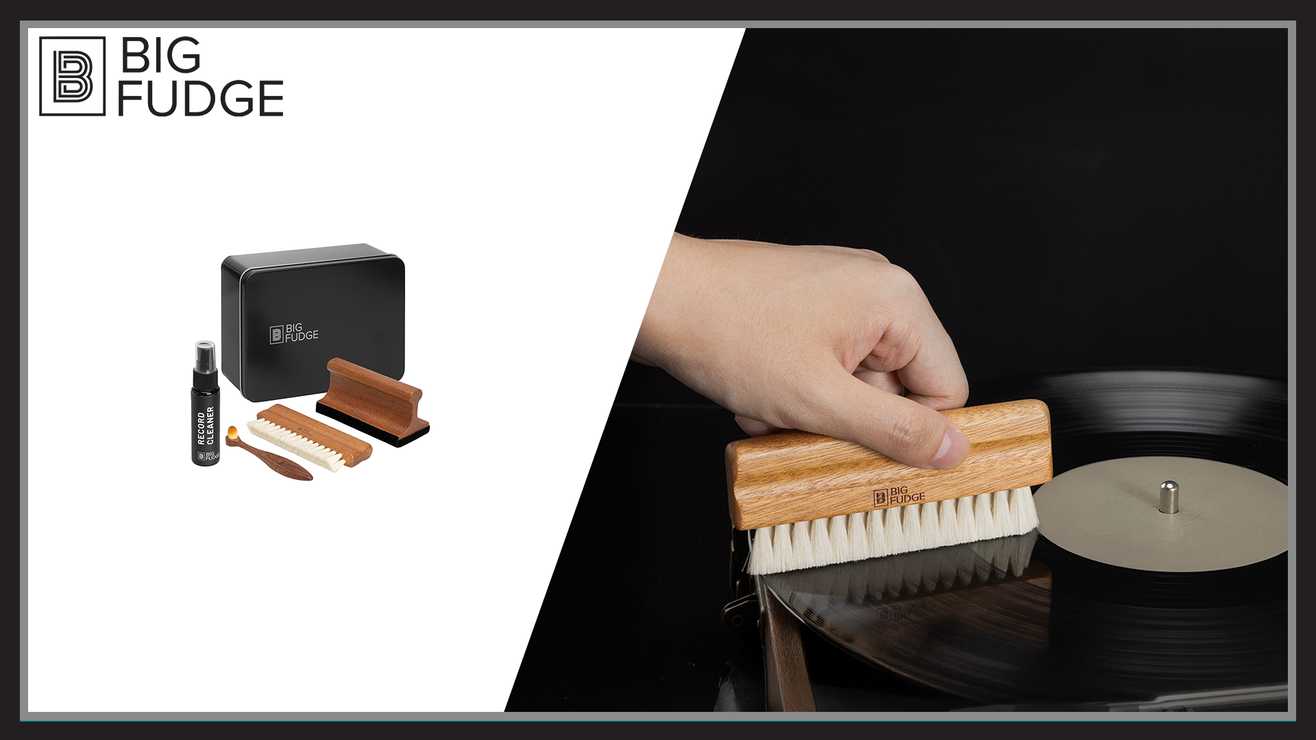 Amazon.com: Big Fudge Vinyl Record Cleaning Kit - Collector's