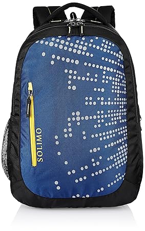 Amazon Brand - Solimo Laptop Backpack for 15.6-inch Laptops (29 litres, Midnight Blue)