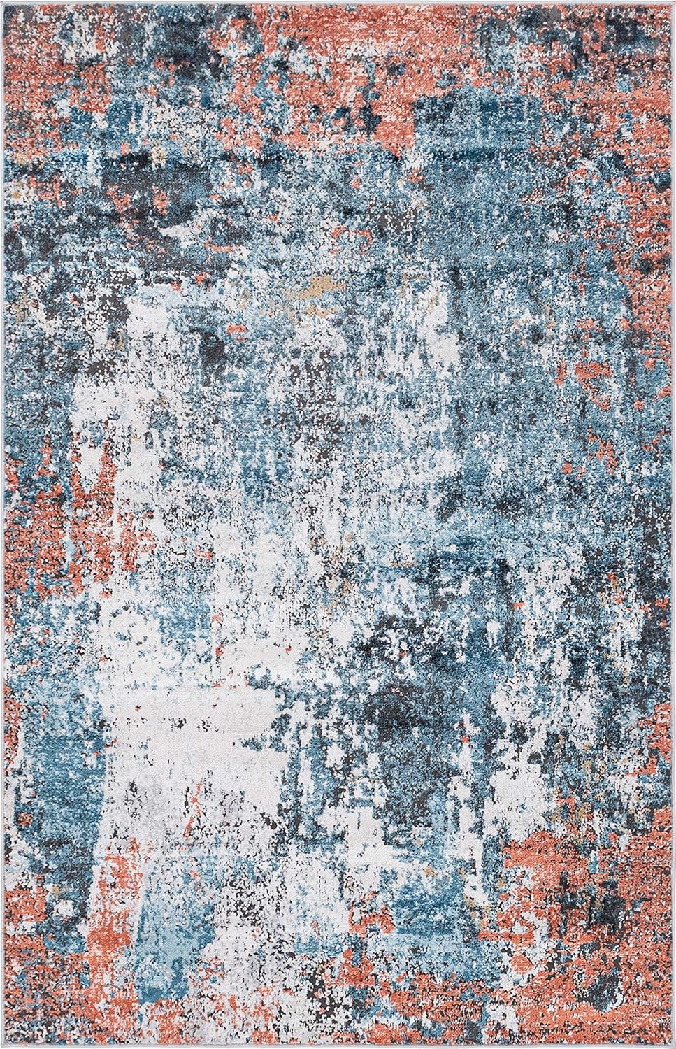 Leipzig Collection Area Rug 5' x 8' Multi Low