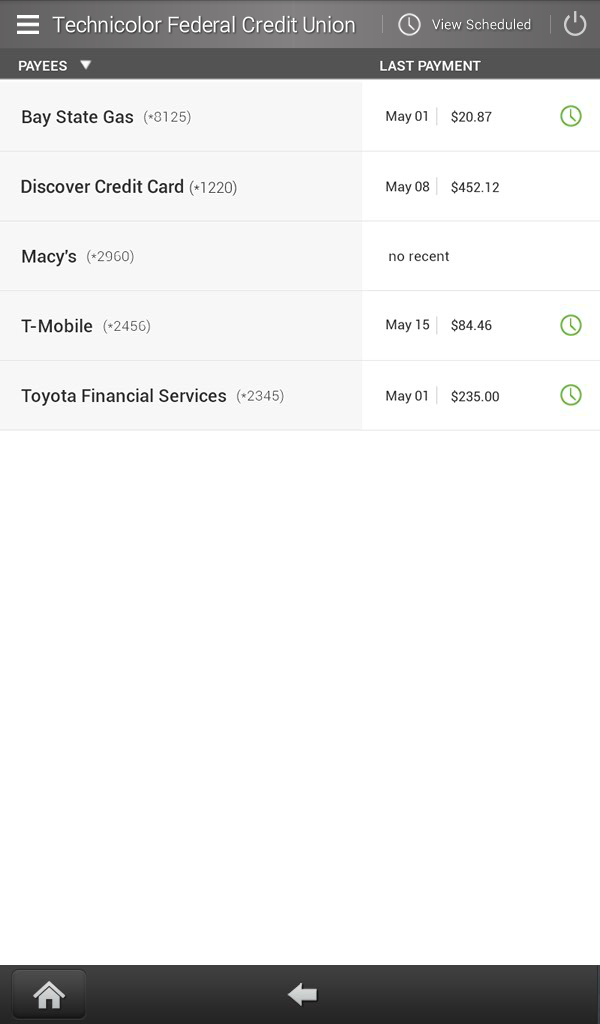 Technicolor Federal Credit Union App on Amazon Appstore