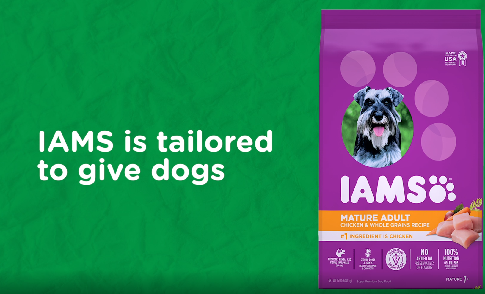 IAMS Healthy Aging Adult Dry Dog Food for Mature and Senior Dogs with Real Chicken, 29.1 lb. Bag - Image 8