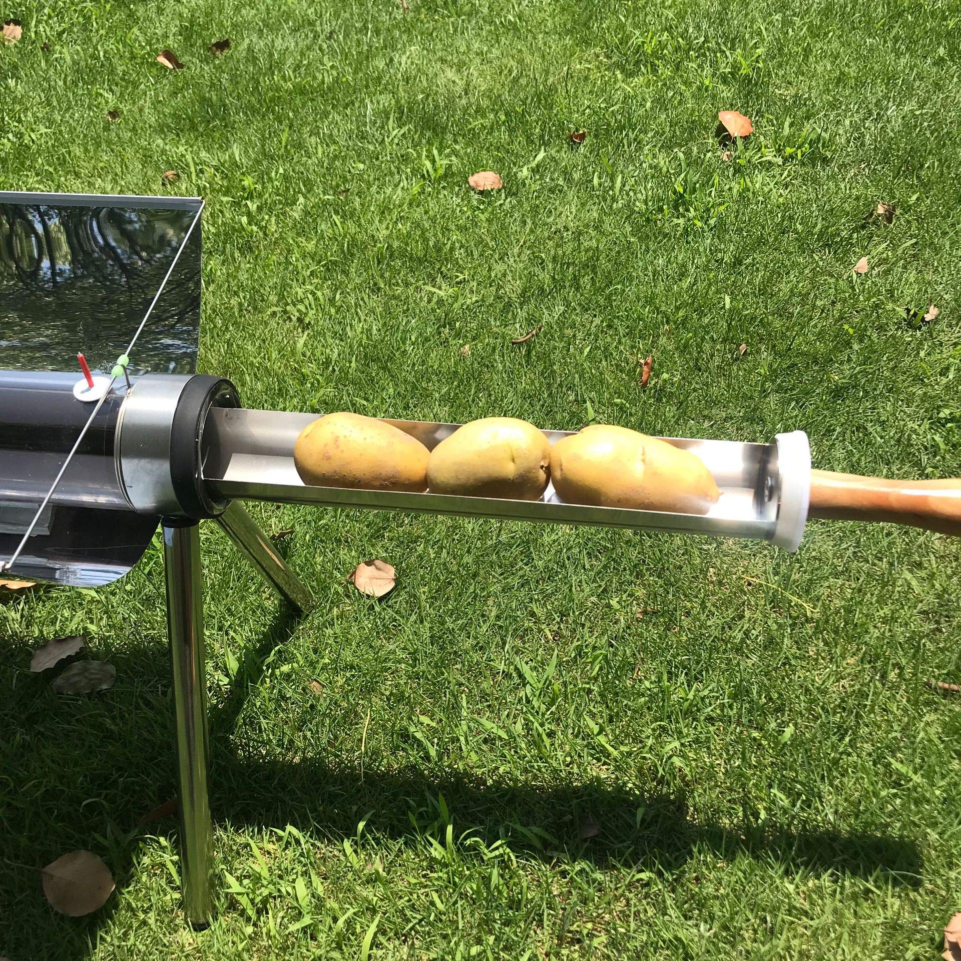 Kuchenka zasilana energią słoneczną, Przenośny bezdymny grill Wewnątrz Na zewnątrz Uniwersalna kuchenka kempingowa z torbą do przechowywania Na wędrówki z plecakiem Rodzinne przyjęcie