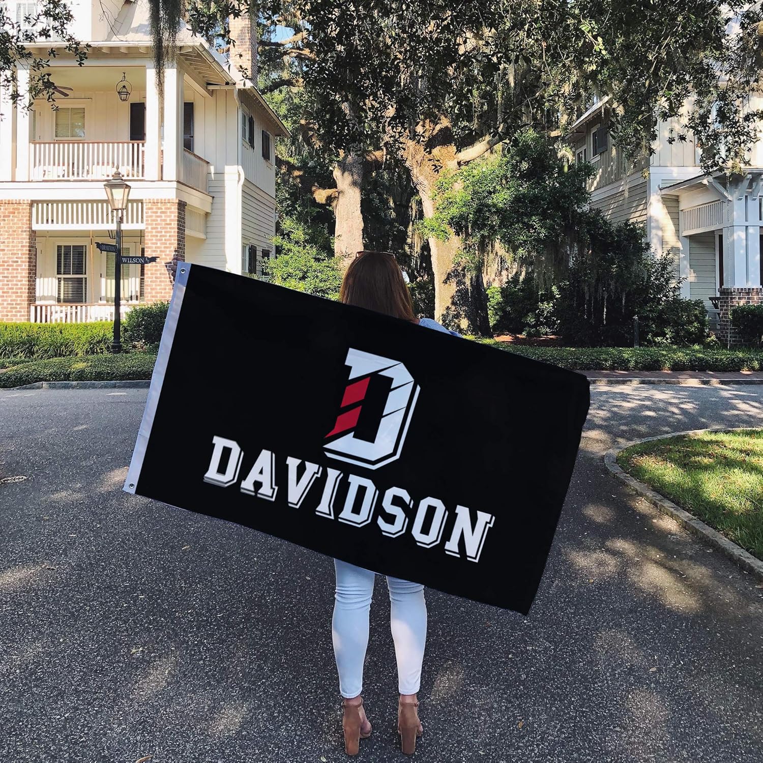 Desert Cactus Davidson College DC Flag - 3 x 5 Feet Wildcats Banner, Indoor/Outdoor Durable Fabric, 100% Polyester Design (Style 6) - Image 5