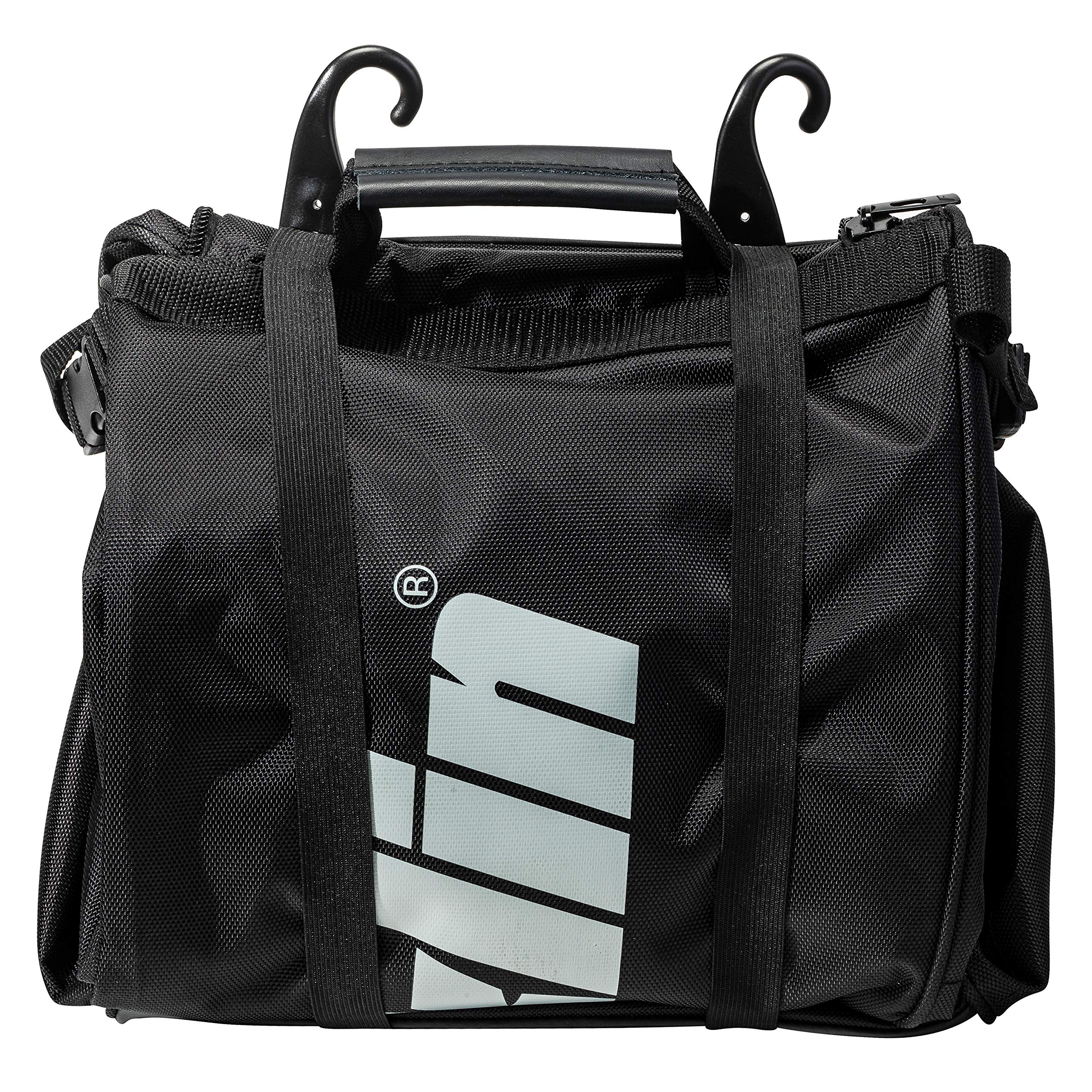Franklin Sports Traveler Roller - Bolsa para Equipo de béisbol y sóftbol, Color Negro, poliéster 1680D, Resistente al Agua, Color Negro, Black, L, Durabilidad: