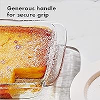 Vista 4 de Oxo Good Grips - Plato para hornear de vidrio, seguro, de 3 cuartos de galón, con tapa, 9 x 13