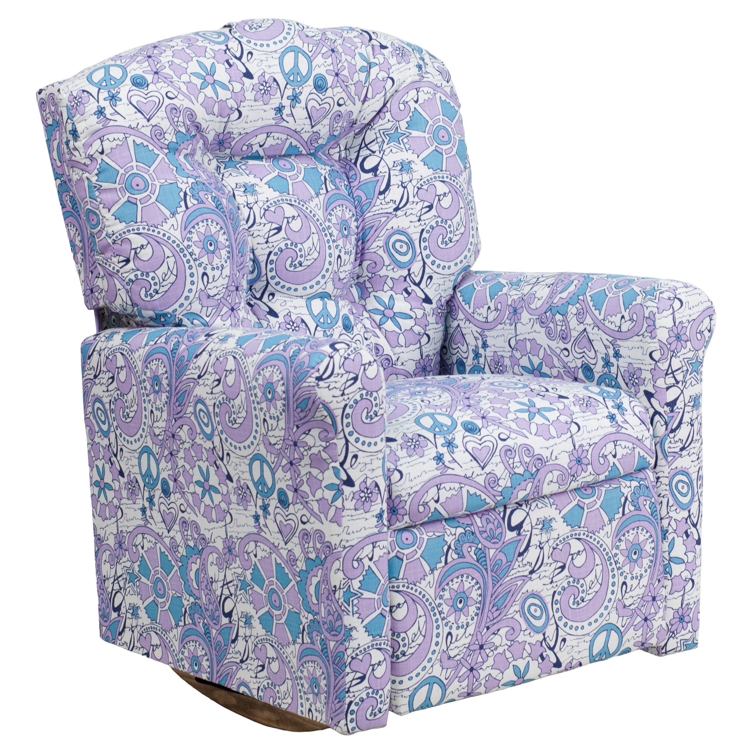 Flash Furniture Kids HIppi Chic Rocker Recliner