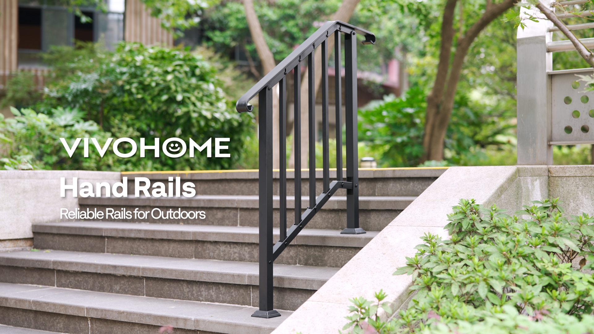Watch VIVOHOME 2-Pack Hand Rails for Outdoor Steps on Amazon Live