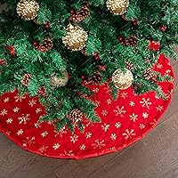 Vista 40 de Mr. Pen Christmas Tree Skirt - 48 inches, Faux Fur, White