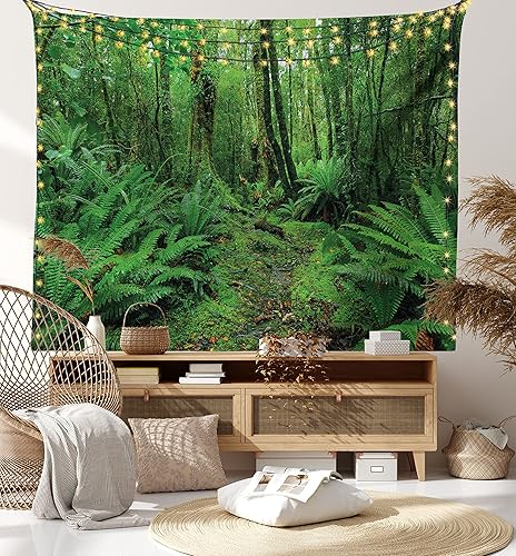 Miniatura 32 de Lunarable Tapiz amarillo y gris, tamaño individual, margaritas retro envejecidas, espirales de dibujo de líneas de margaritas bocetadas, plantas de