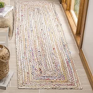Safavieh Antiquities AT62A Tappeto Runner Fatto A Mano 2'3" X 8' – Grigio Chiaro E Beige, Lana, Stile Persiano Tradizionale