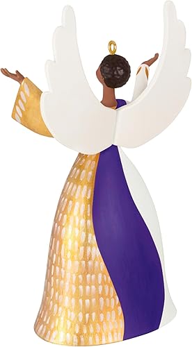 Miniatura 20 de Hallmark Keepsake Adorno de Navidad 2023, Ángel de Adoración, Regalos religiosos