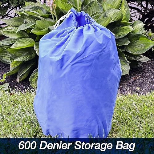 Miniatura 6 de Budge B-621-X7 - Protector de denier 600 para lanchas con T-top y cubierta hardtop, gris, longitud de 22 a 24 pies (ancho de la manga de hasta 106