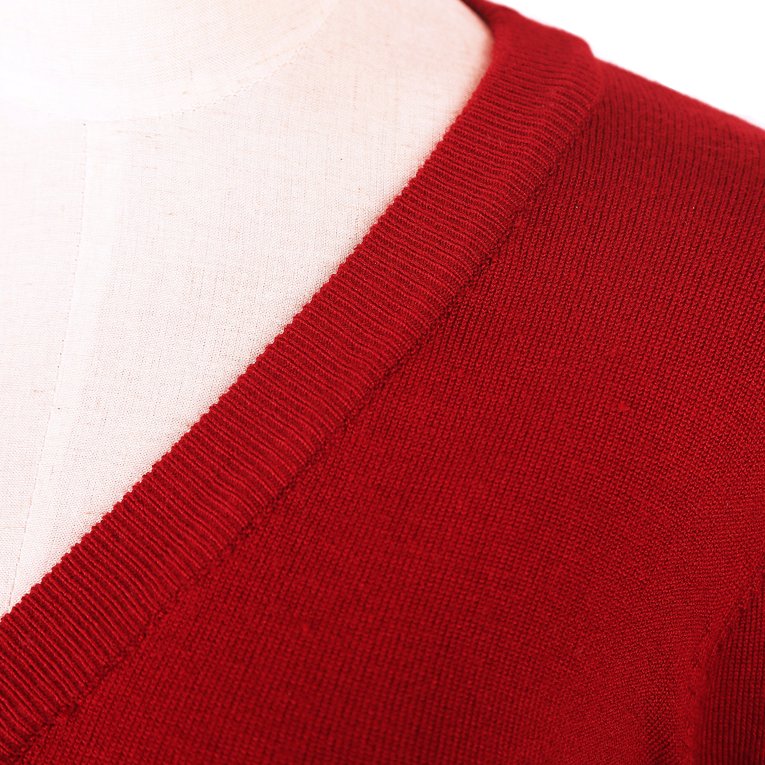 Urban GoCo Mujeres Chaqueta Corta Punto de Manga 3/4 Rebecas Escote en V Bolero Cárdigan