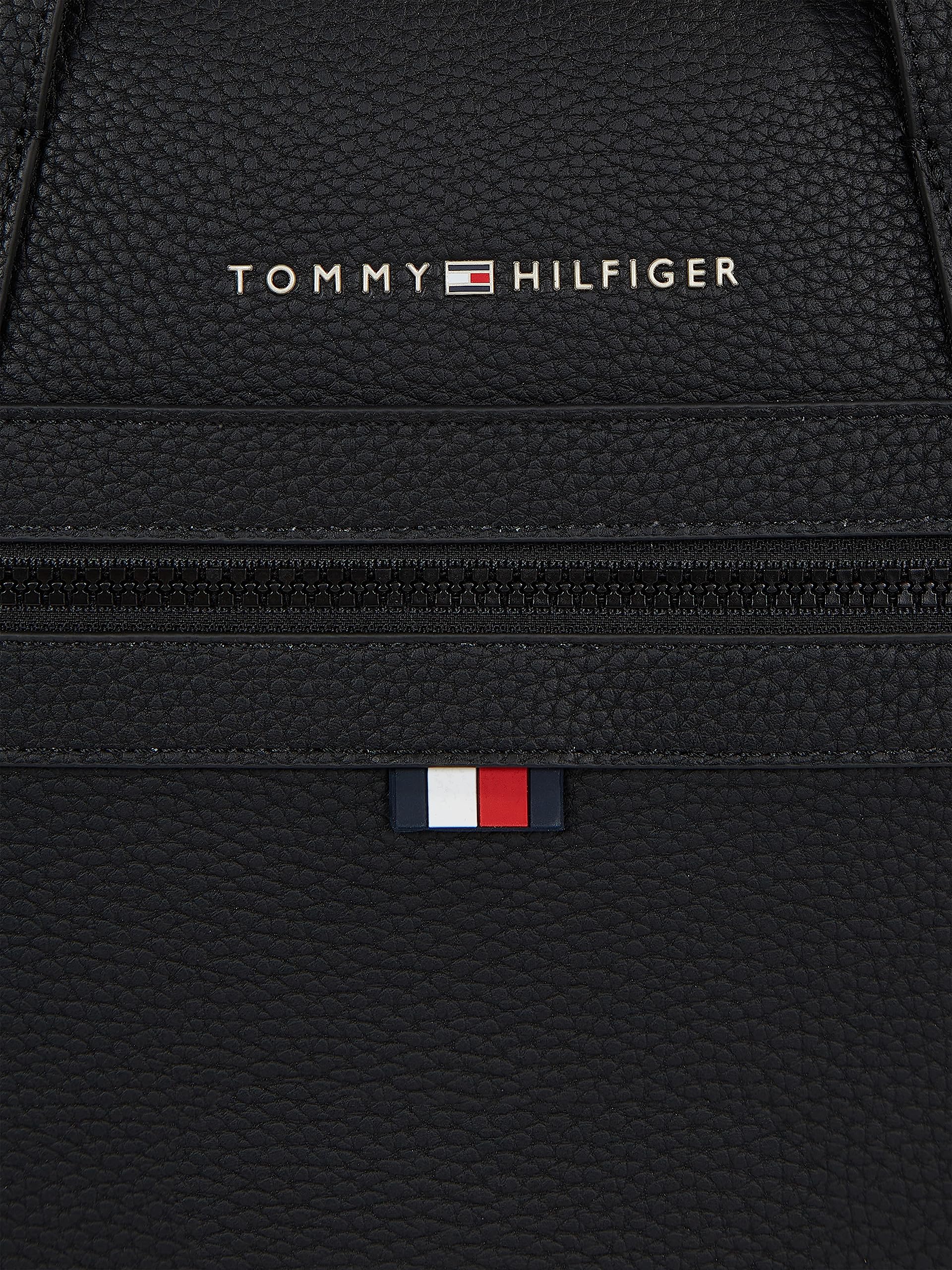 Tommy Hilfiger Maletín para portátil Hombre Essential PU Computer Bag 14 pulgadas, Negro (Black), Talla Única