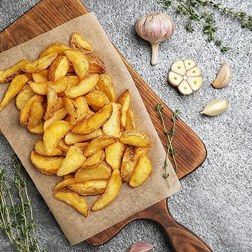 Miniatura 3 de Papel de pergamino resistente para hornear, papel antiadherente de 8.5 x 12 pulgadas, hojas de papel de pergamino precortadas para horno, al vapor,