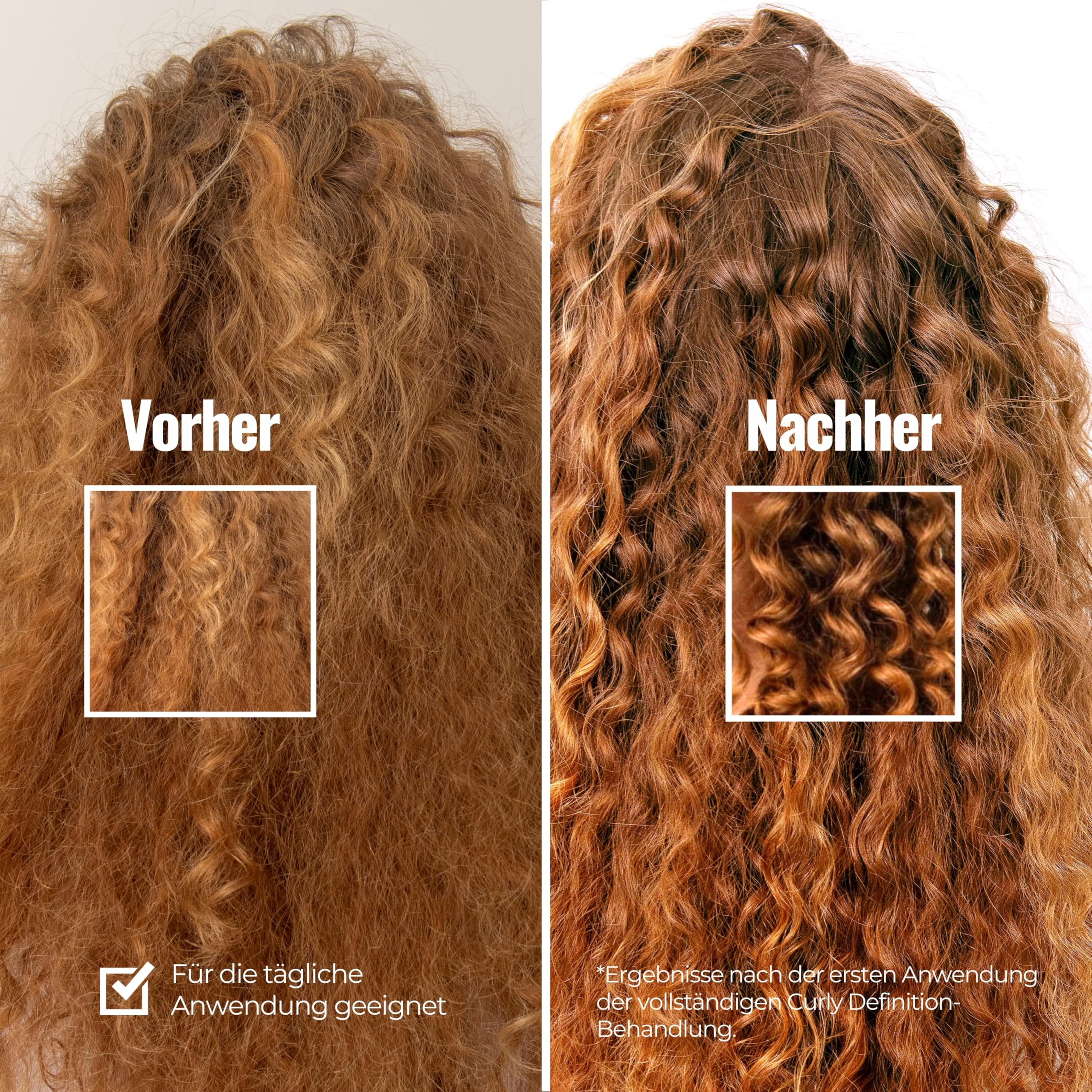 abril et nature - Haarmaske Locken, Curly Definition Mask, Für Lockiges & Welliges Haar, Anti Frizz & Hitzeschutz für Haare, Professional Conditioner Locken, 1000 ml