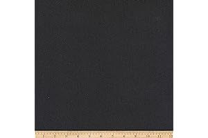Sunbrella Fabric by Yard: Resilient Outdoor Fabric 6008-0000 in Black
