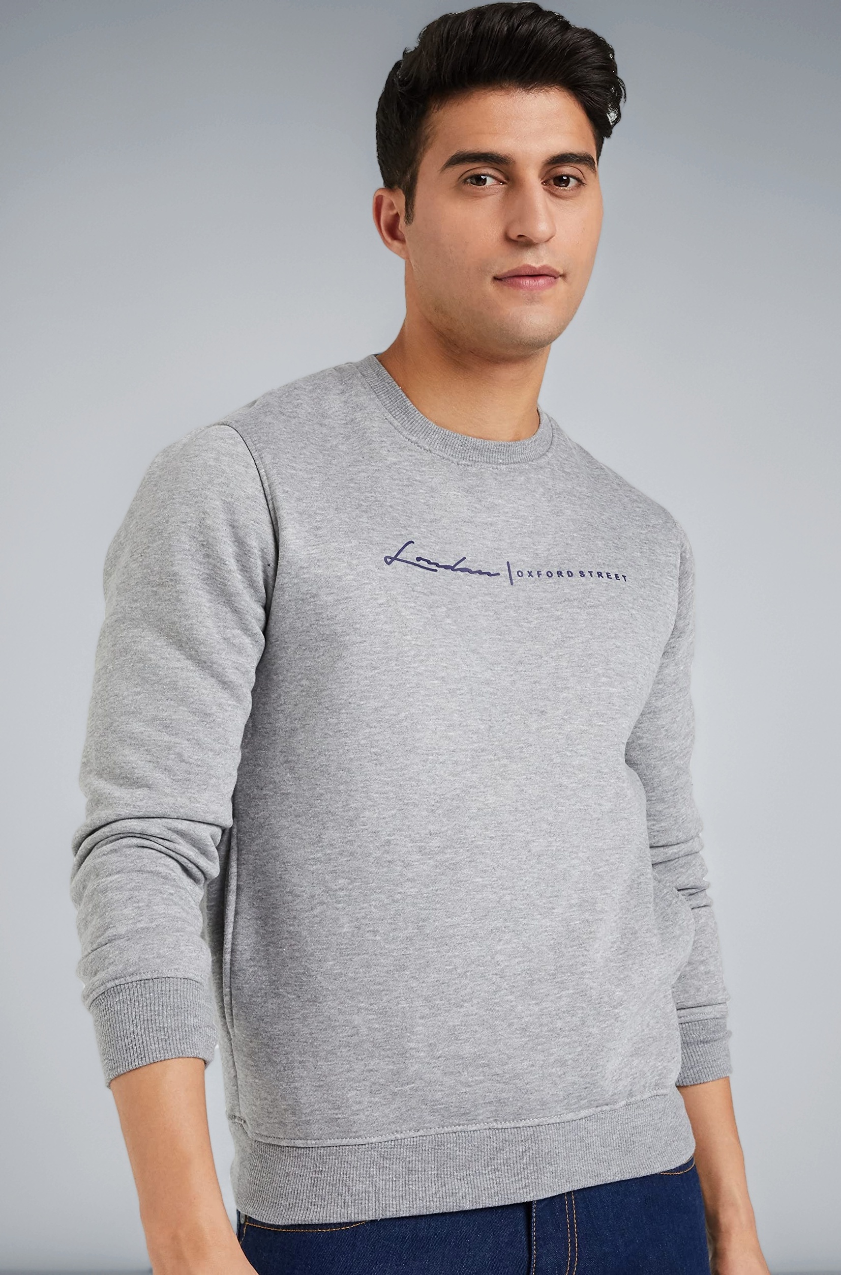 Men's Cotton Crew Neck Sweatshirt
