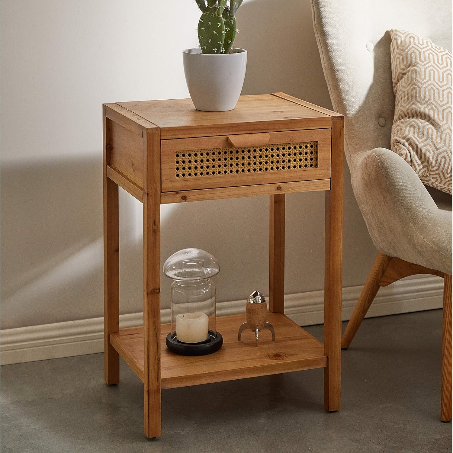 COZAYH Modern Minimalism Nightstand End Table Side Table