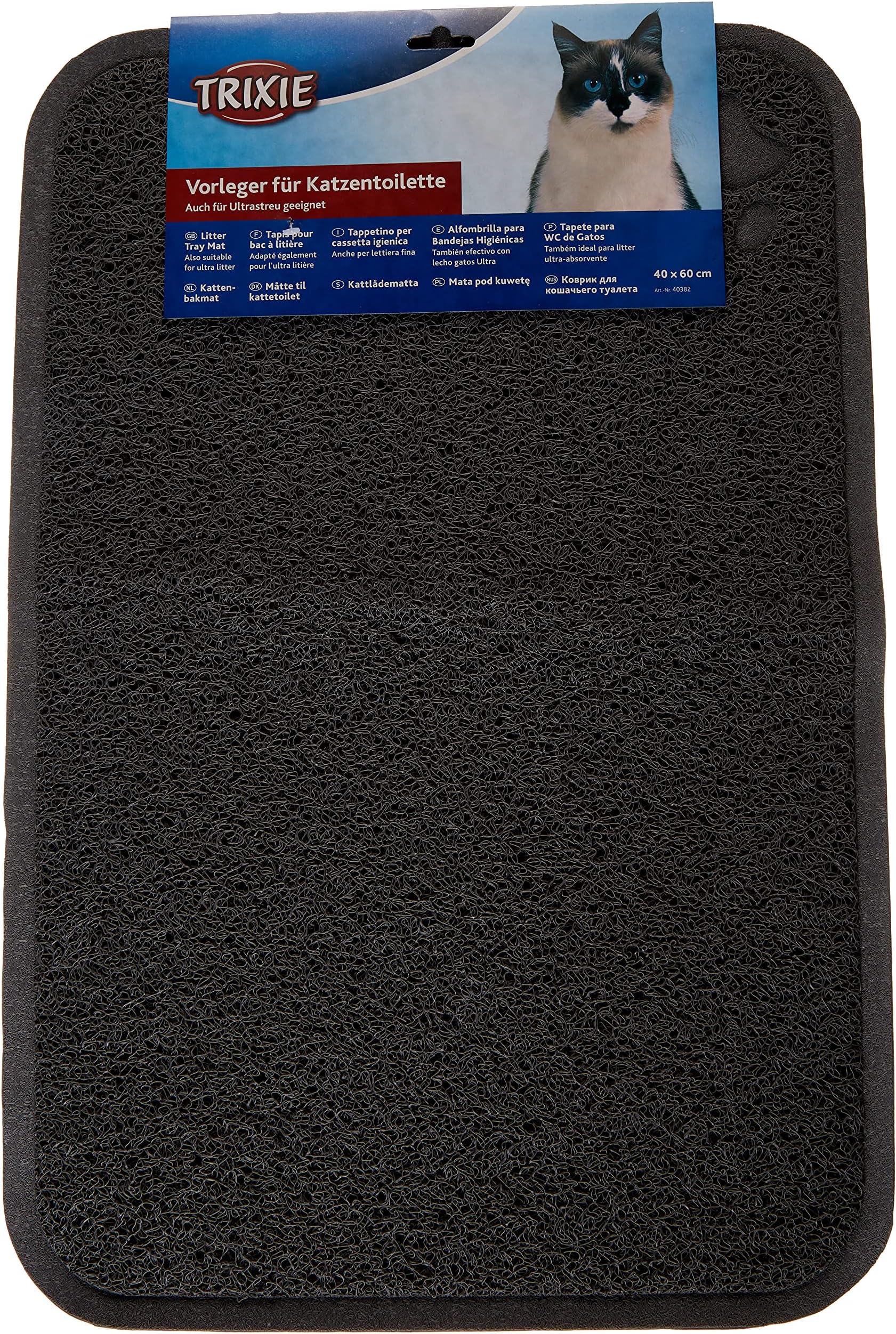 Croci Tappetino Lettiera Gatto - Antiscivolo, 40x30cm, Rimuove Sabbia Dalle Zampe, Per Tutti I Tipi Di Lettiera - Foto 6