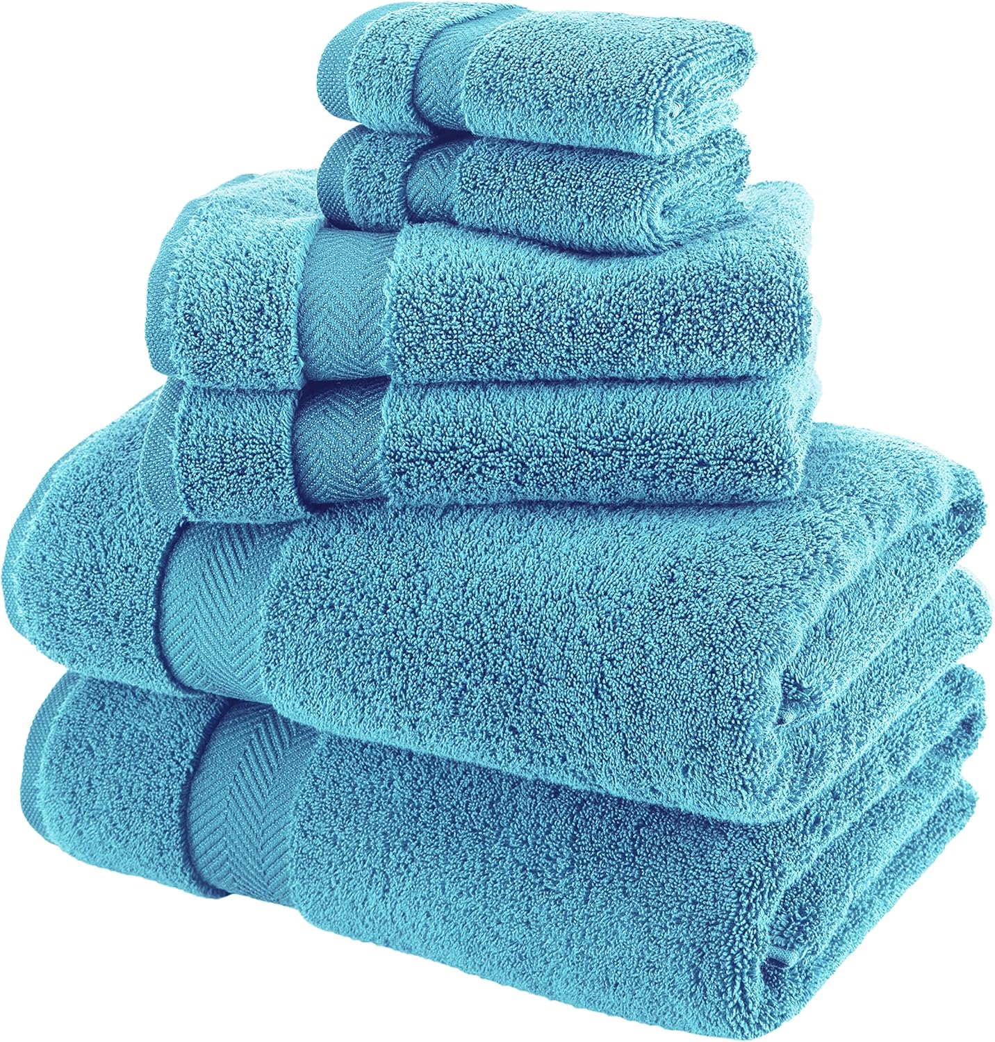 Towels Beyond 6 Piece Bath Towel Set Luxury Plush Quality Hotel and