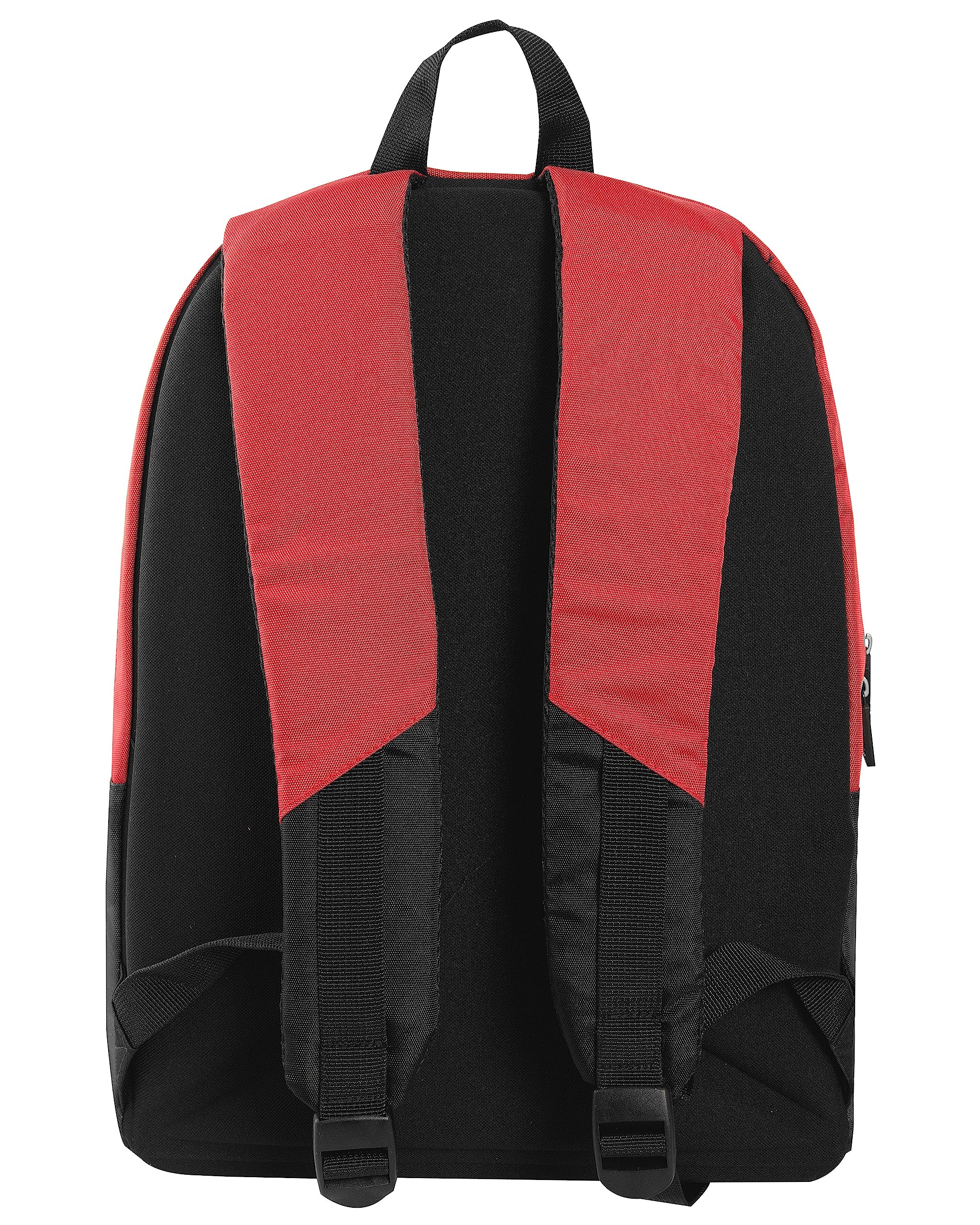 FERRARI - Zaino Organizzato Scuola Media, Superiore e Elementare con 2 Ampi Spazi Centrali a Zip e Spallacci Regolabili, Vano Frontale a Zip e Tasche Laterali - 32x43Hx23, 31 L