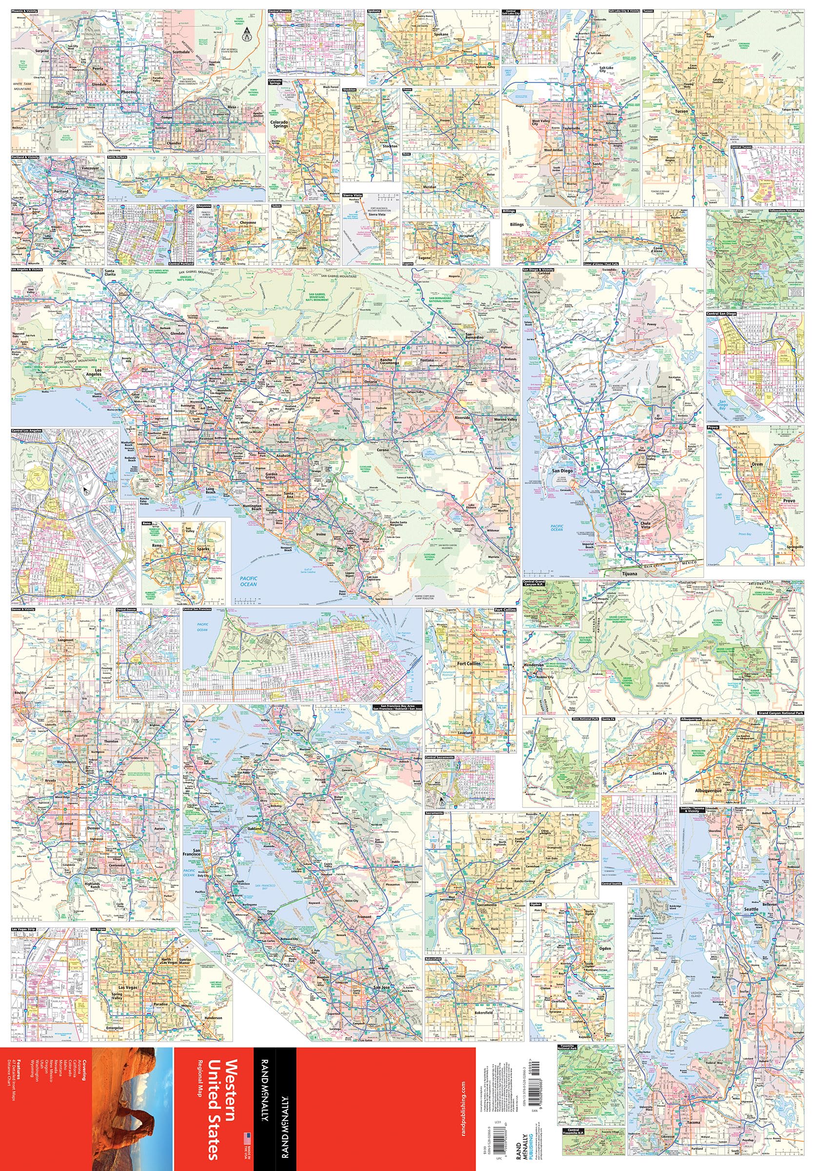 Rand McNally Folded Map: Western United States - Image 3