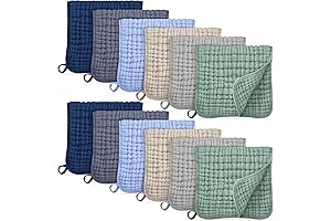 Premium Burp Cloths for Baby Boys - 100% Cotton