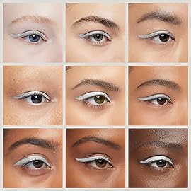 K7L Silver Shimmer Eyeliner Cosmetics - Waterproof Eyeliner Pencil - Disco