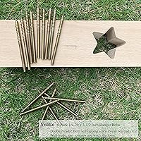 Vista 24 de Paquete de 20 pernos de suspensión de doble cabeza de 1/4-20 x 1 pulgada para tornillos de muebles