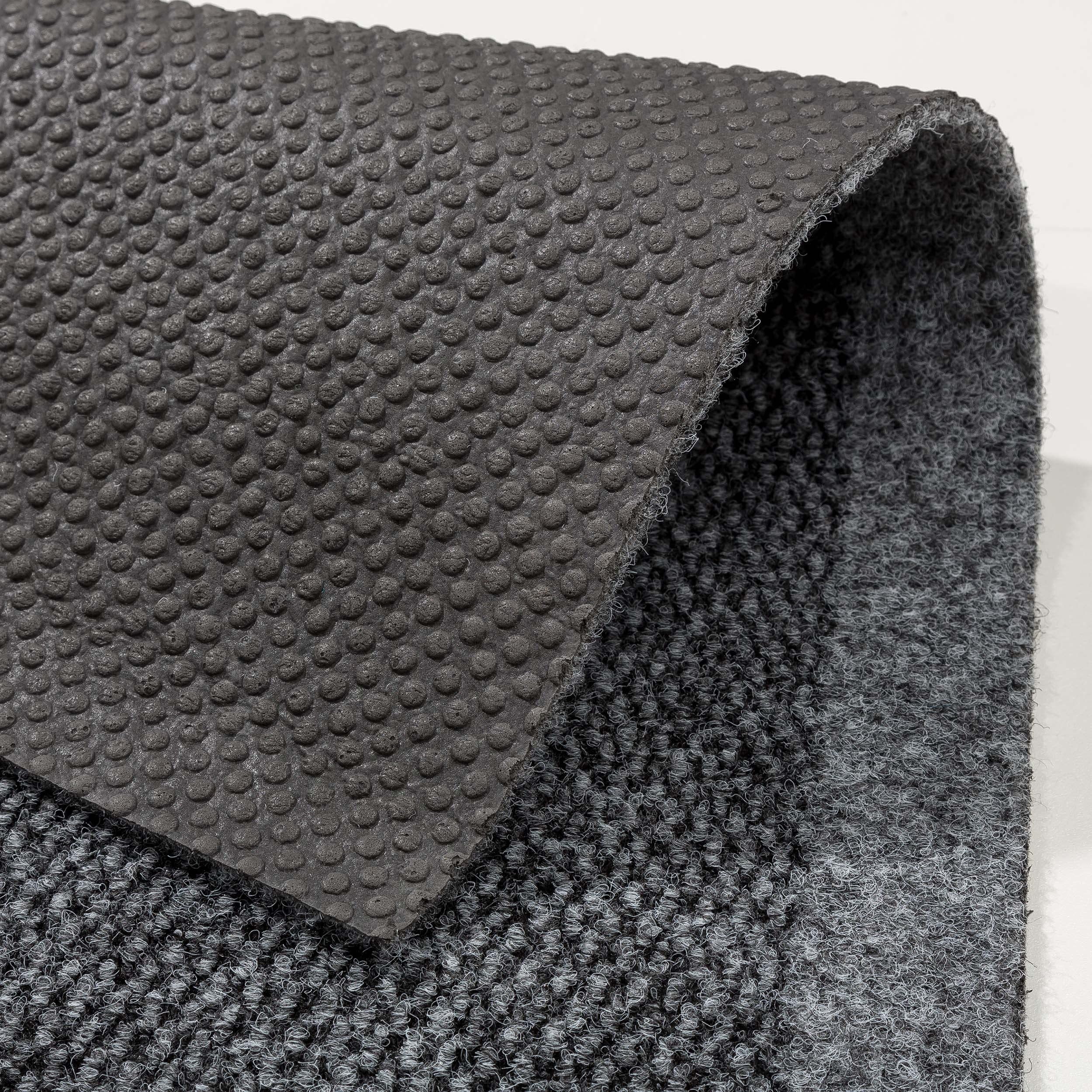 Astra Fußmatte innen rutschfest 67x250 cm - Schmutzfangmatte Silber Küchenläufer Flur Läufer - robuste Fußabtreter Sauberlaufmatte wasserabweisend