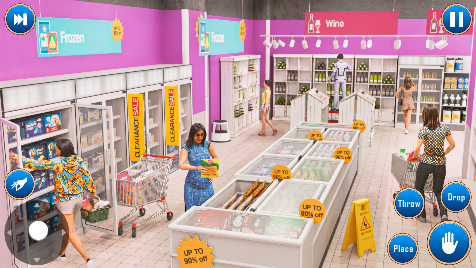 Virtual Supermarket Shopping StVirtueller Supermarkt-Einkaufsladen ...