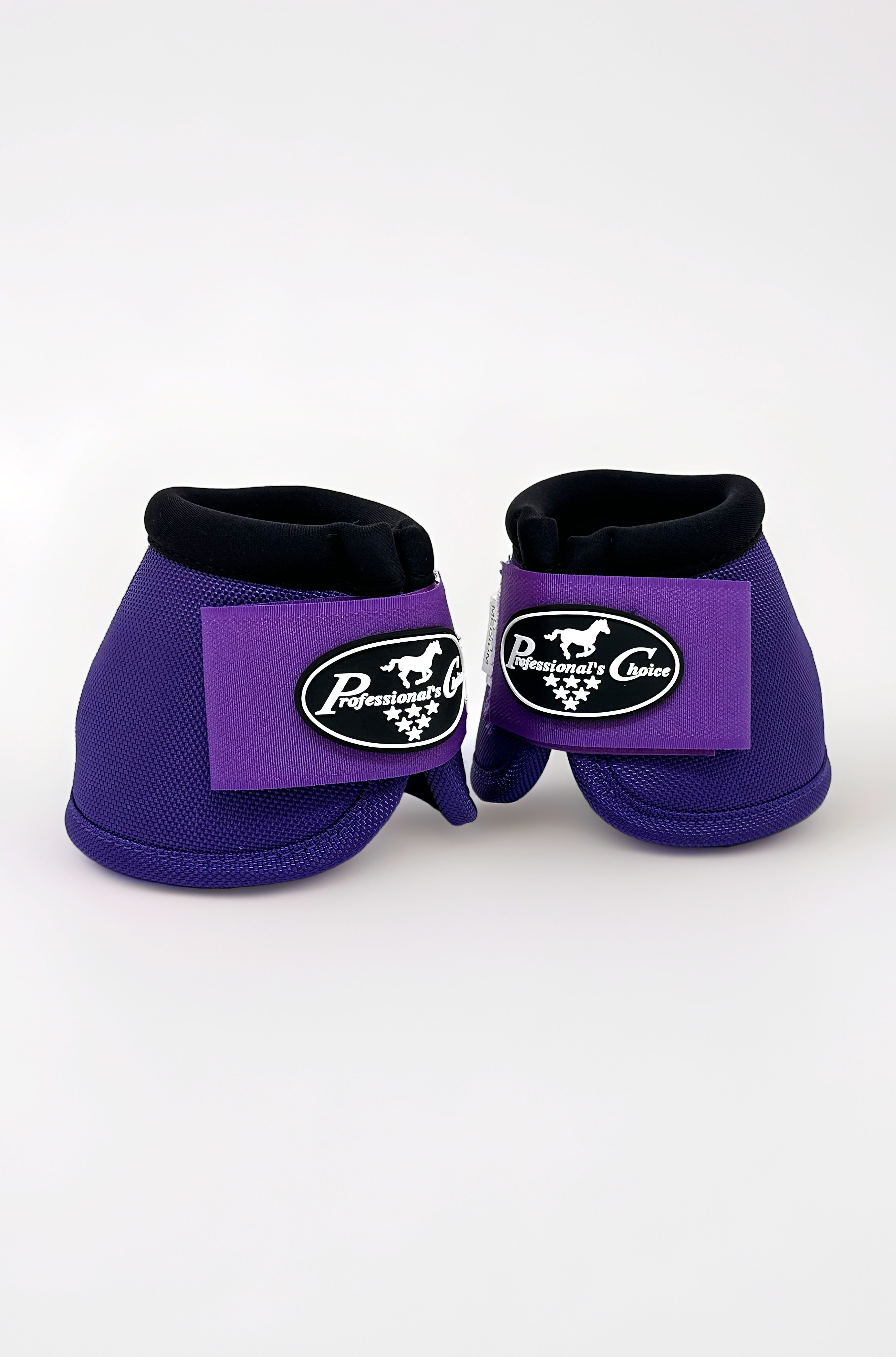 Professionals Choice Equine Ballistic Hoof Overreach Bell Boot, Pair (Large, Purple)