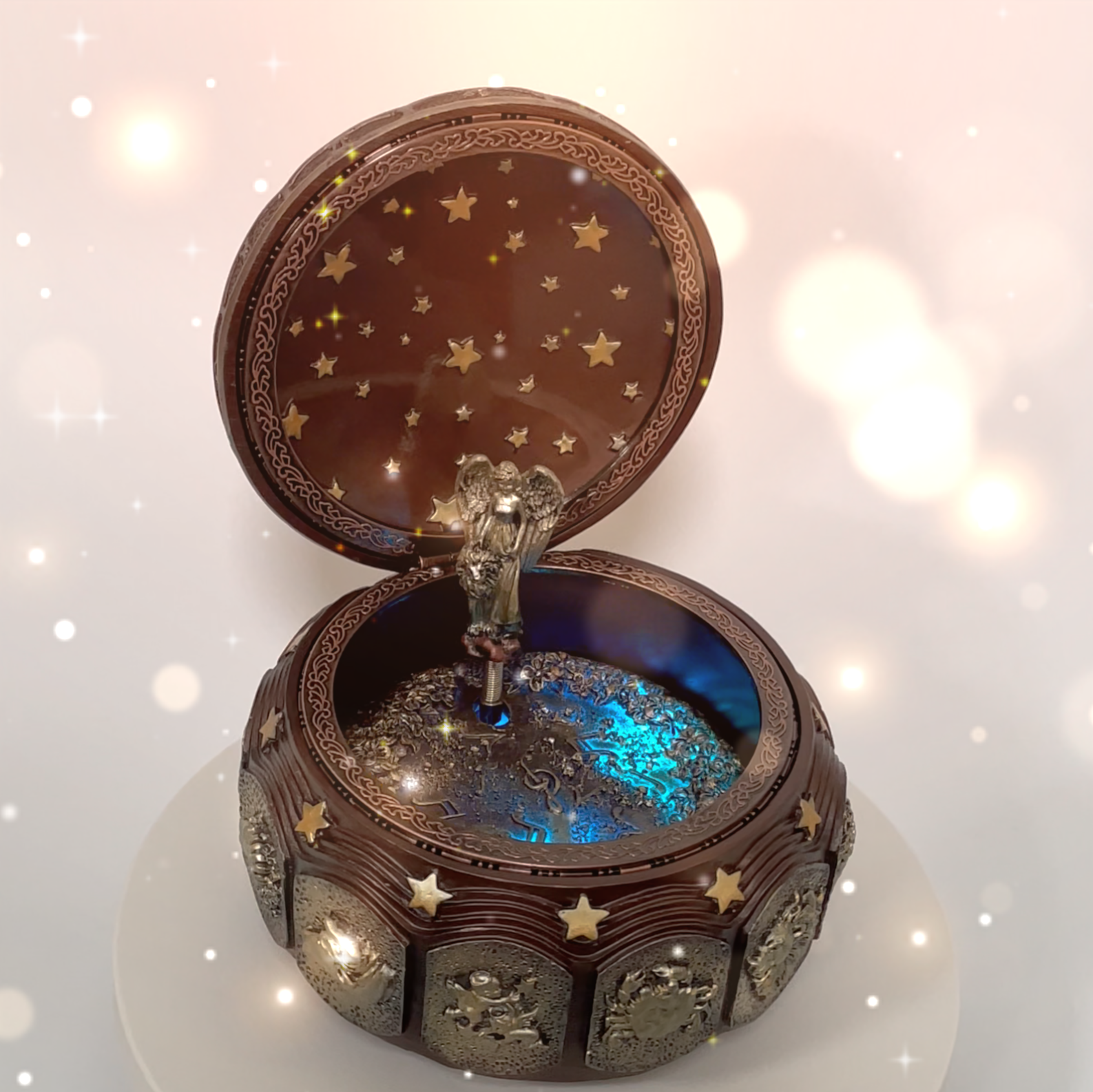 Amazon.com: Briskfeel Vintage Music Box with Constellations