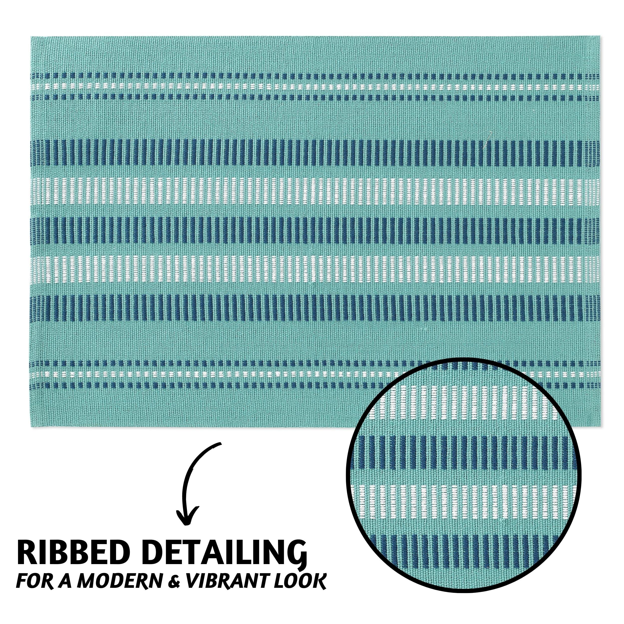 Folkulture Juego De 6 Manteles Individuales Acanalados 100 | Cuotas Sin Interés