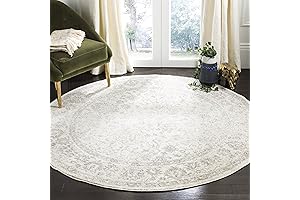SAFAVIEH Adirondack Collection Round Area Rug: Distressed and Enduring Style for Your Home