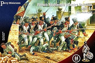 Perry Miniatures - French Napoleonic Infantry Battalion 1807-14 (44x 28mm Multi Part Plastic Figures)