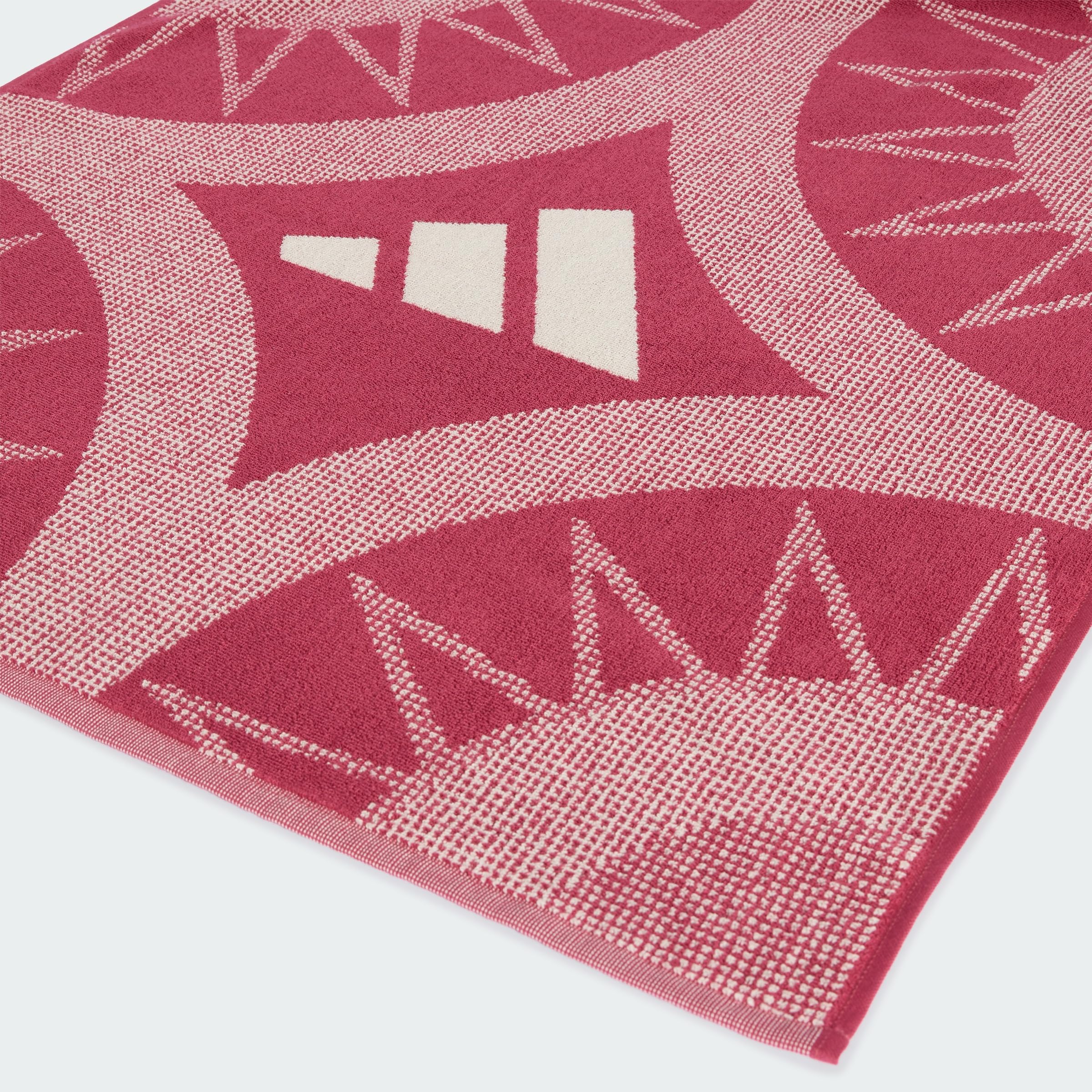 adidas Unisex Adult REAL MADRID BEACH TOWEL LARGE oneSize wild pink/ivory