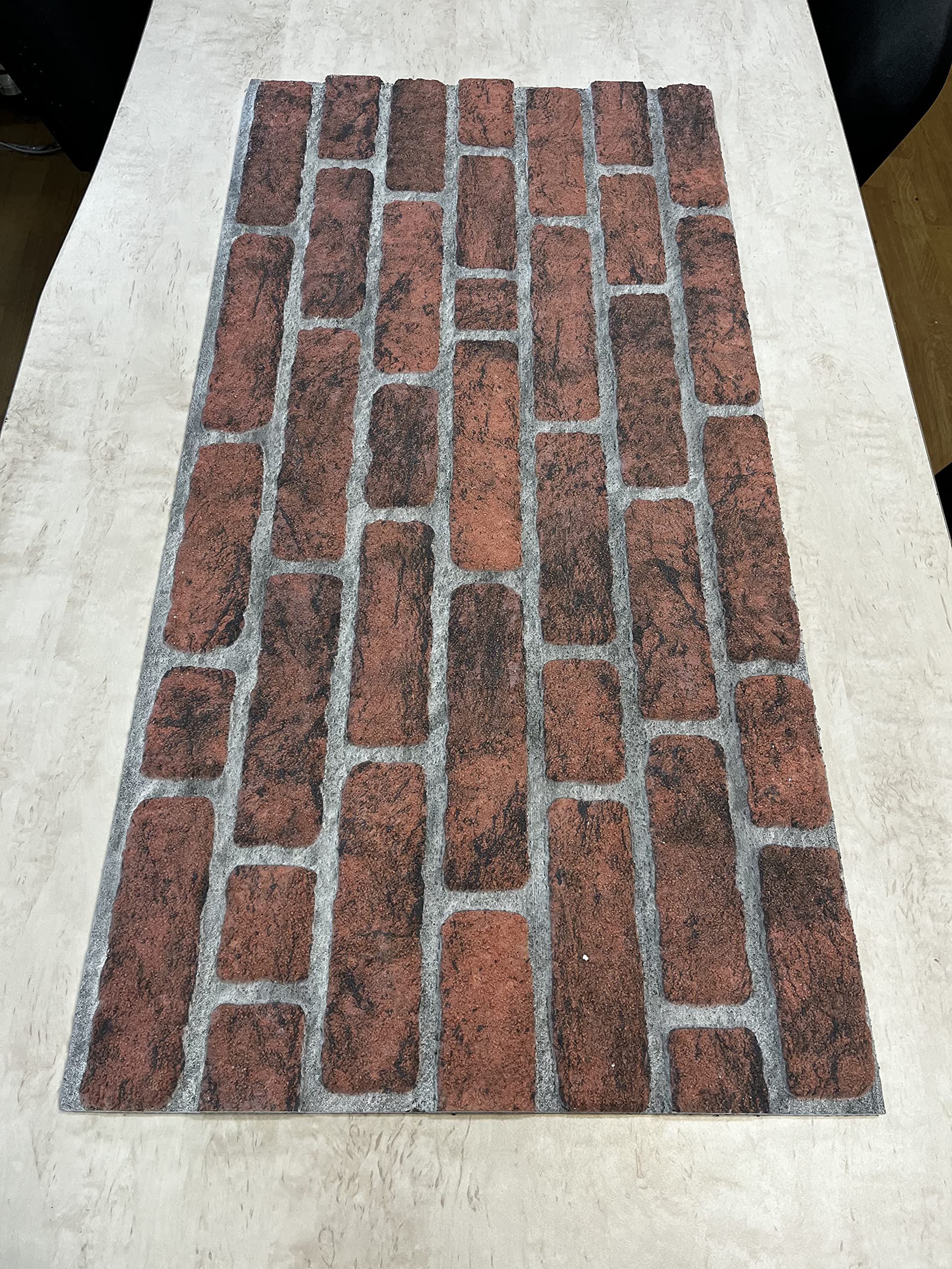 [Grace Baltic] - Paneles de pared 3D efecto ladrillo - revestimiento, aspecto de piedra, revestimiento de espuma de poliestireno para sala de estar, cocina, baño, balcón, dormitorio (689-040)