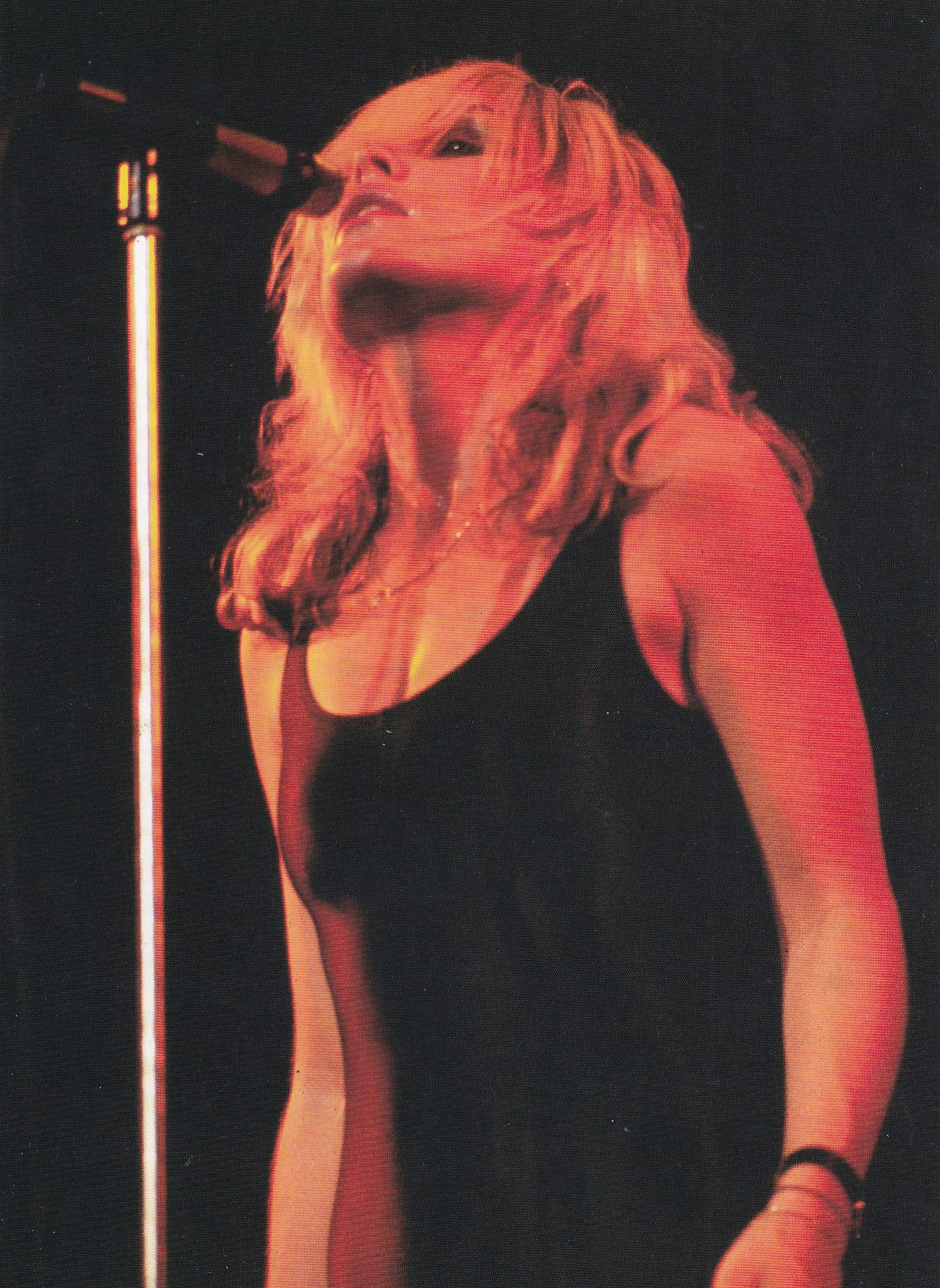 K1 Black Debbie Harry (Blondie), Late 1970S - Miniature Poster & Card Frame