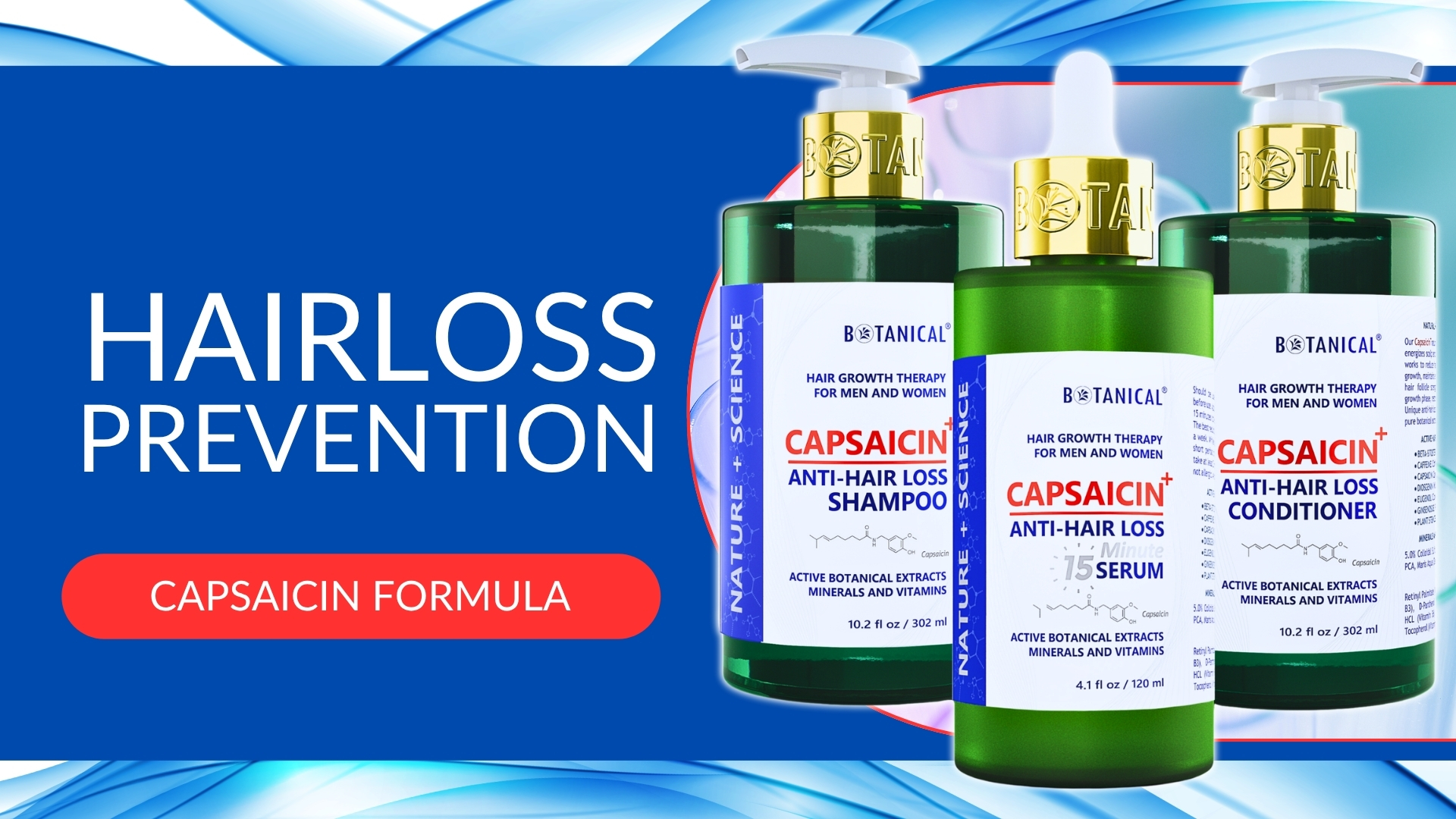 Amazon.com: Botanical Hair Growth Lab Capsaicin Thickening Shampoo