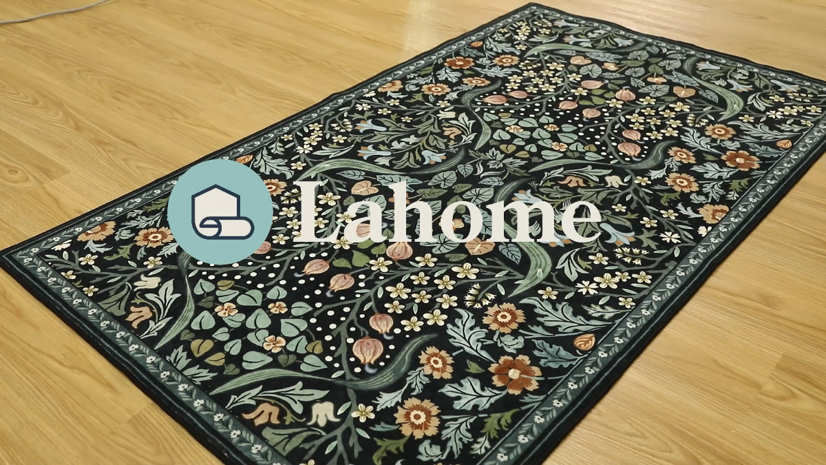 Tapete Lahome Dark Botanical 5x7 Floral Lavable miniatura 7