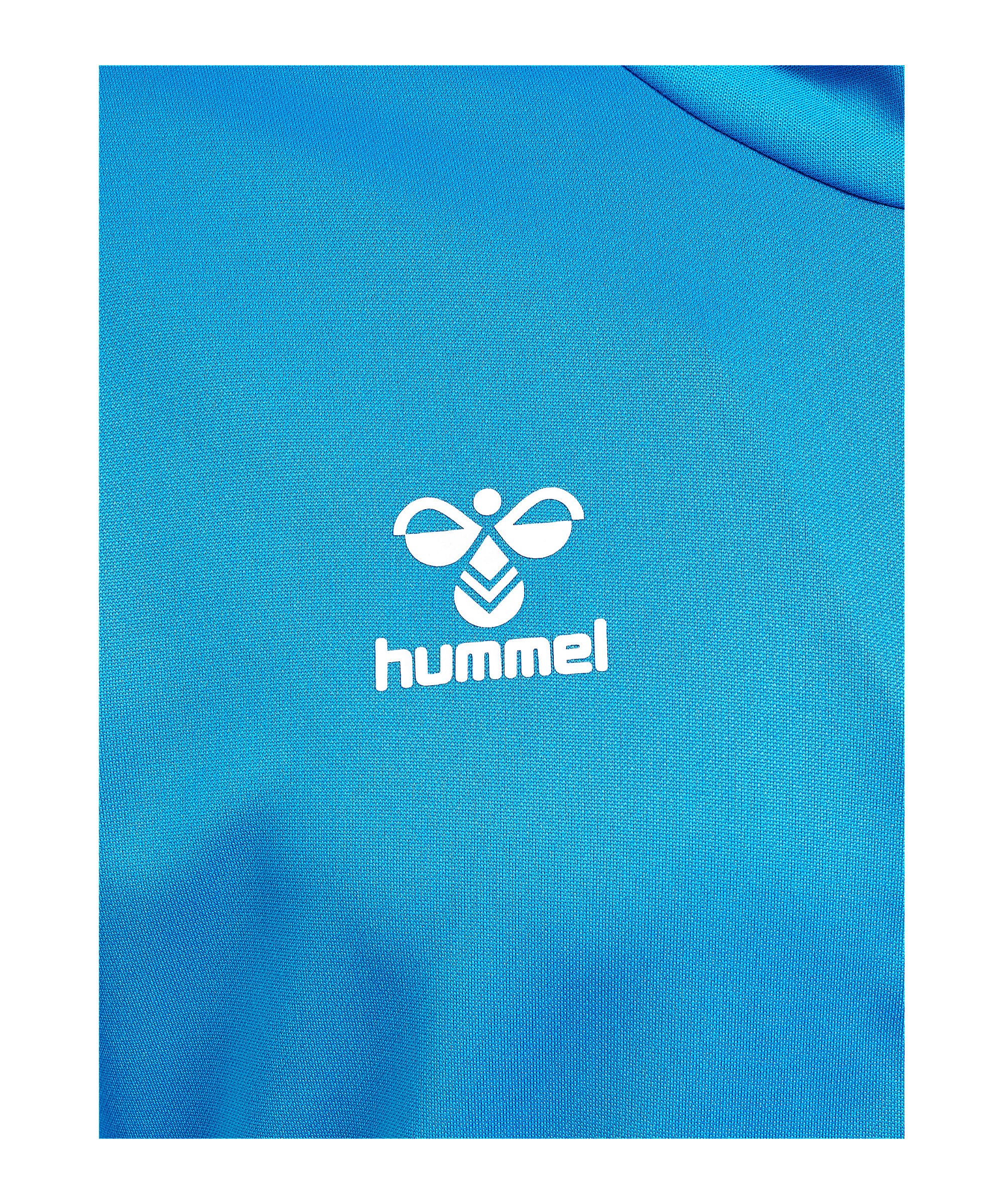 hummel Męski dres treningowy hmlLOGO Suit dwuczęściowy dres sportowy, kolory: granatowo-jasnoniebieski, rozmiar spodni: L, ciemnoniebieski-jasnoniebieski, L