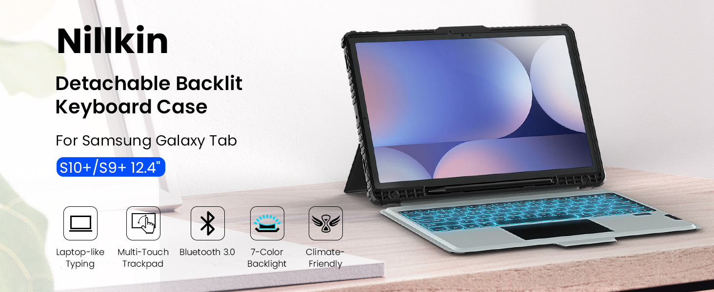 Amazon.com: Nillkin for Samsung Galaxy Tab S10+ Plus Detachable