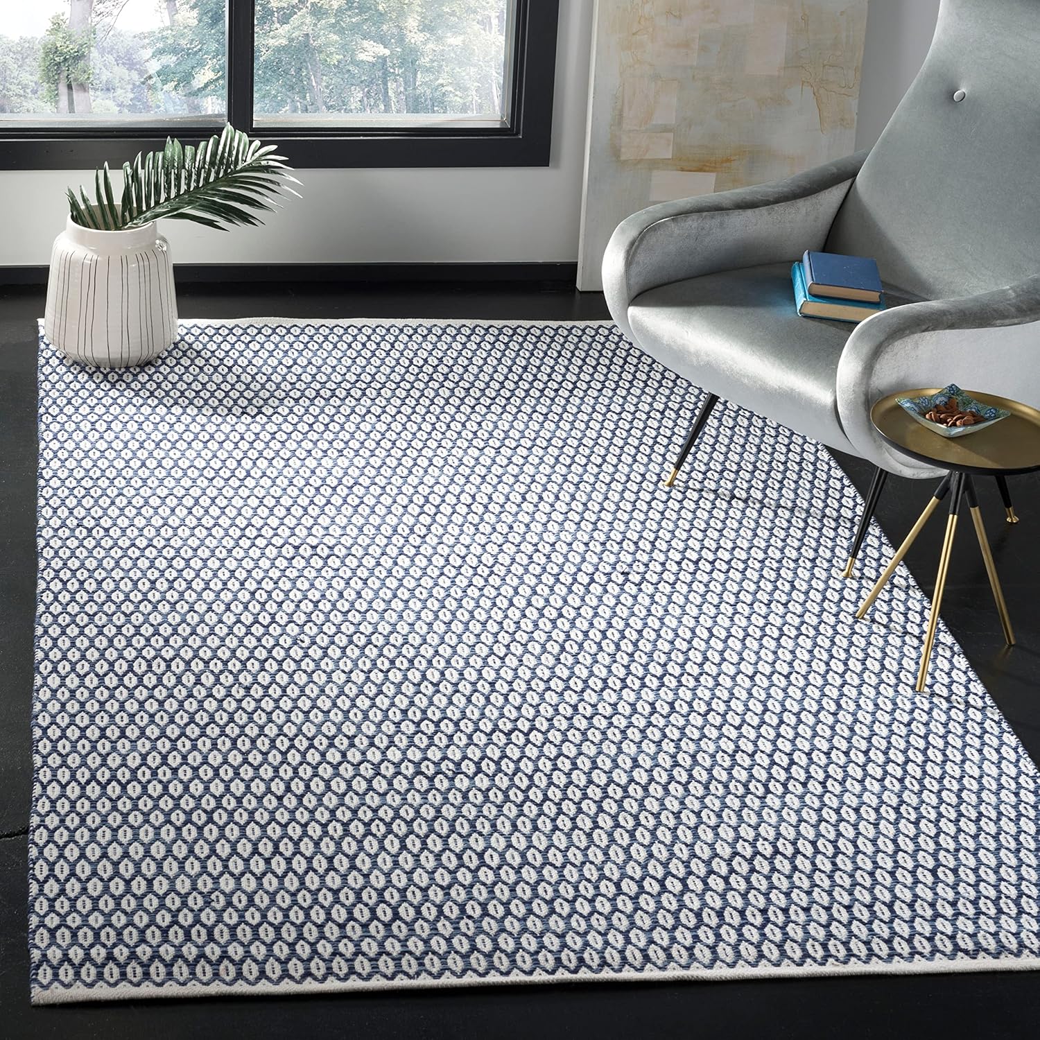 Coastal Breeze Ivory Cotton 2'3" x 7' Flat Woven Runner Rug