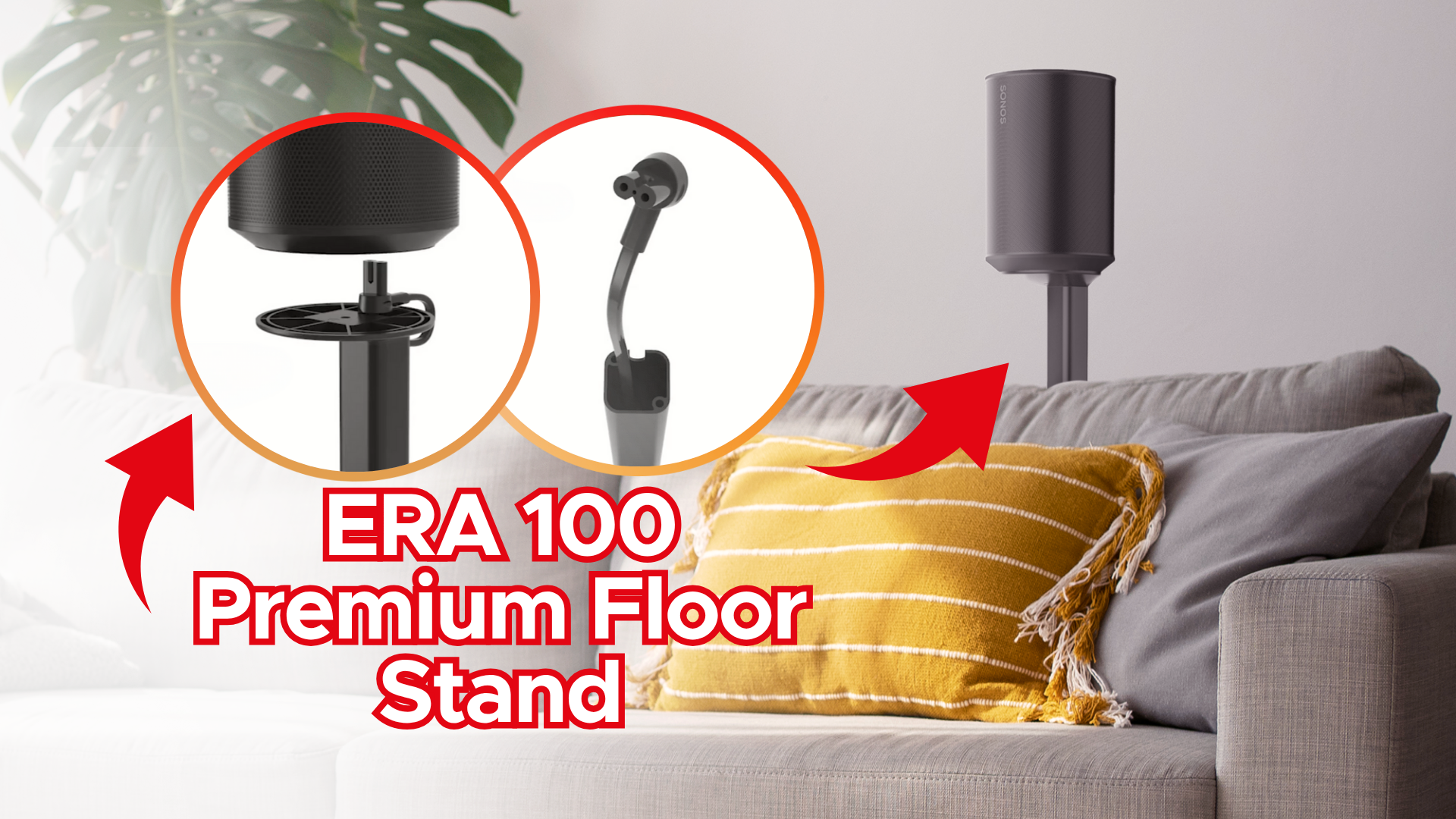 Sonos Era 100 2台＋スタンドセット Sonos Era 100 2台＋スタンドセット Sonos Era 100 2台＋スタンド