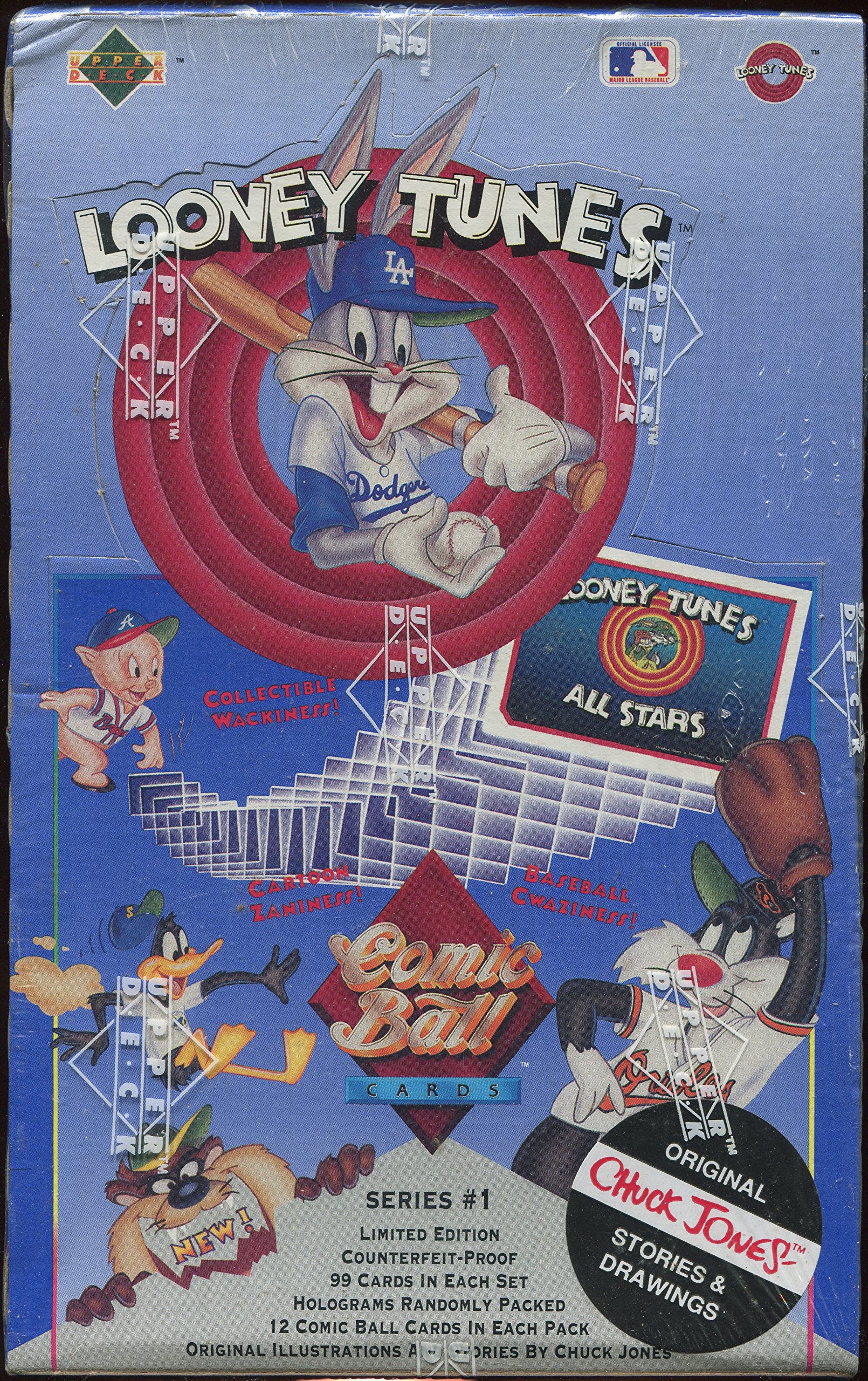 Amazon.com: WARNER BROS Comic Ball Series 1 Trading Cards Box