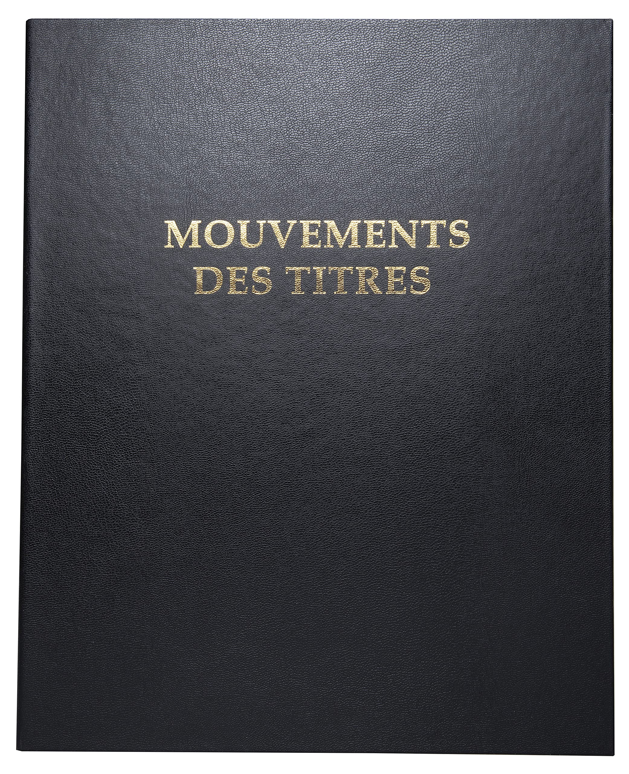 EXACOMPTA Reliure "Mouvements des titres",classeur 4 anneaux VE = 1