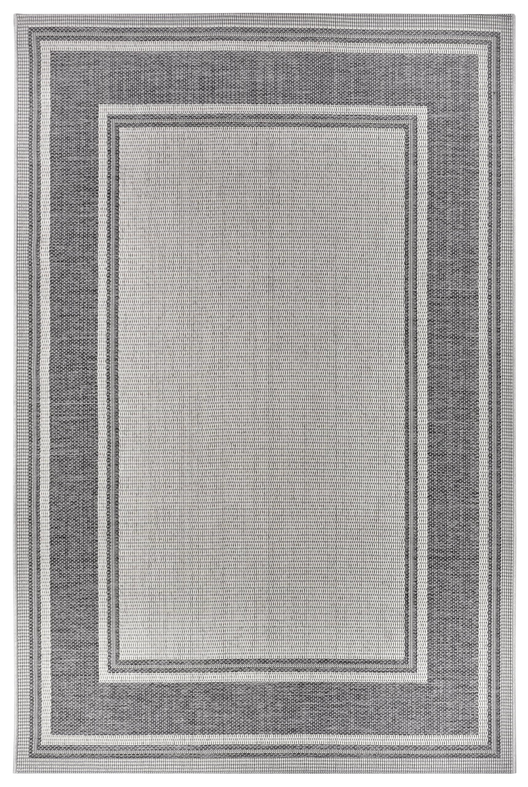Hanse Home Pure Tapijt voor binnen en buiten, weerbestendig, modern patroon, waterdicht, robuust buitentapijt, plat weefsel voor tuin, balkon, terras, woonkamer, beige, 76 x 150 cm