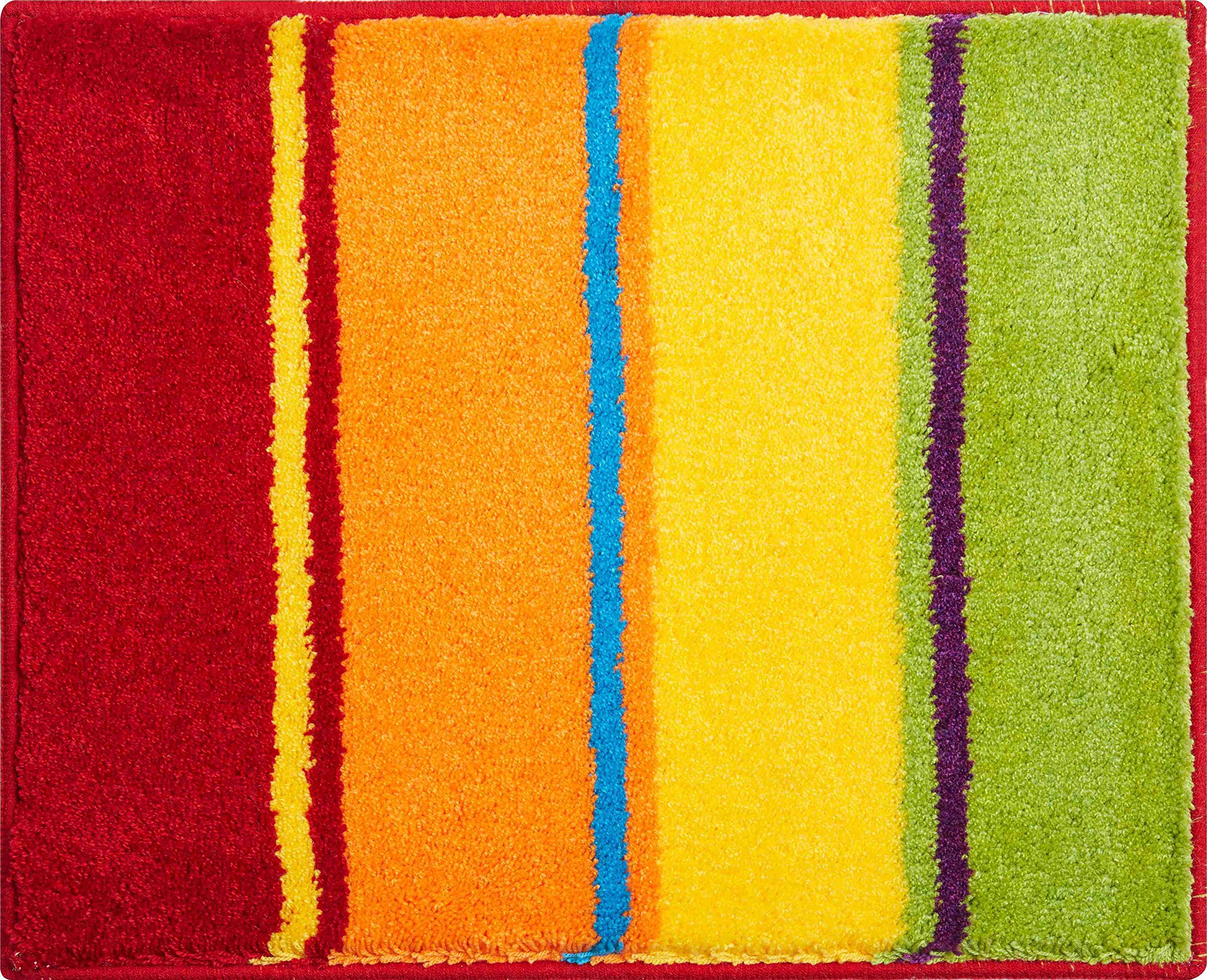 Grund Badmat, Ultrazacht en absorberend, Antislip, 5 jaar garantie, CARMEN, Badmat 60x100 cm, Grijs : Grund